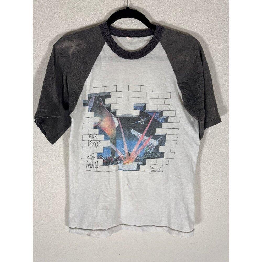 Vintage Pink Floyd Shirt Pink Floyd The Wall Concert Tee 1980s